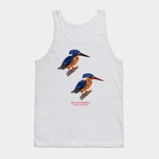 Blue-eared kingfisher | Alcedo meninting ⚥ Tank Top